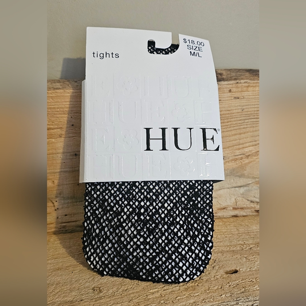 NWT HUE Medium/Large Wool Boucie Tights Made In Italy